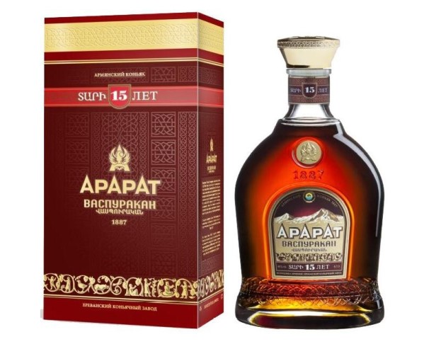 Коньяк АРАРАТ Васпуракан 15лет 40% 700мл п/у / интернет-магазин напитков Лоза в Улан-Удэ
